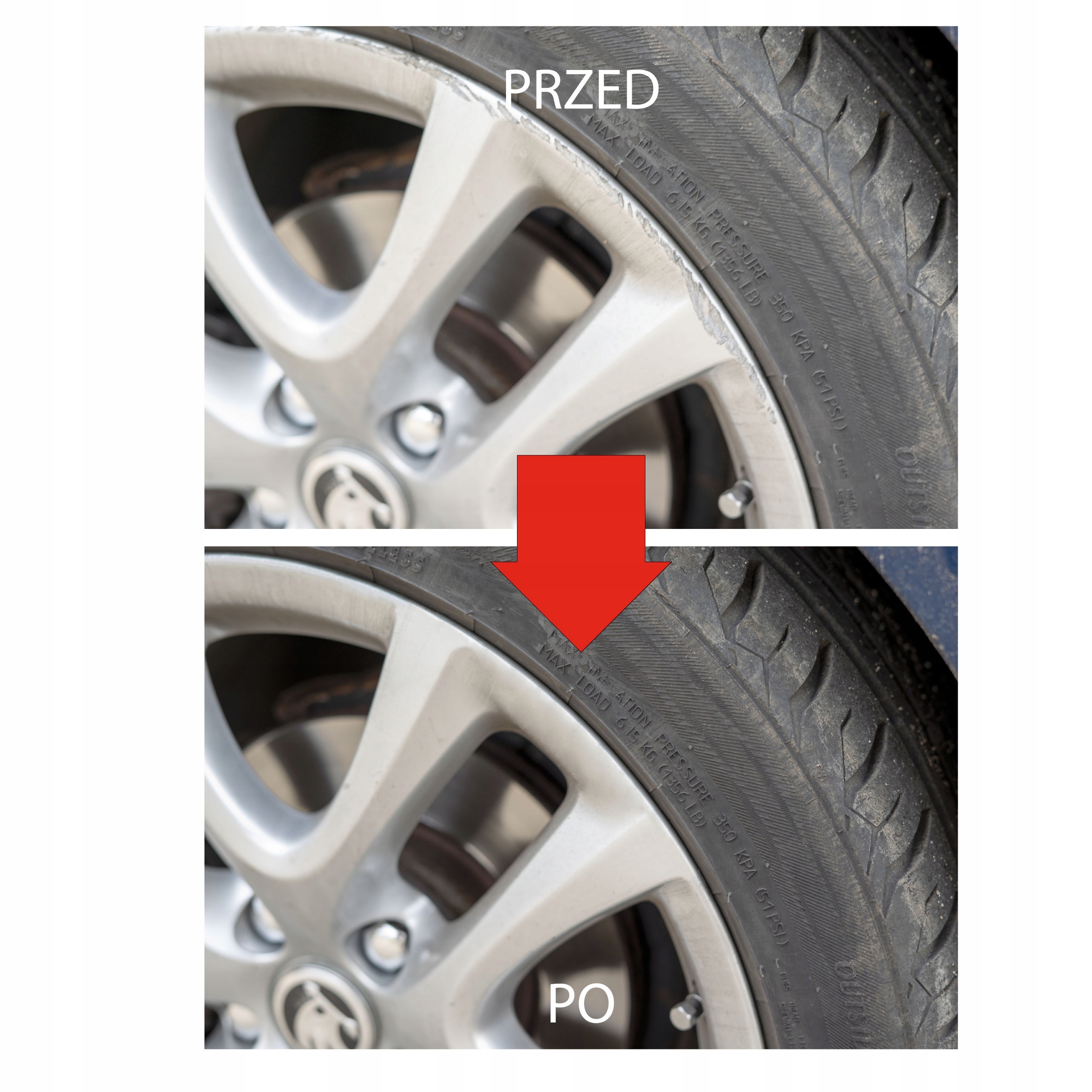 ZESTAW NAPRAWCZY DO FELG ALUMINIOWYCH OTARCIA Producent Inny