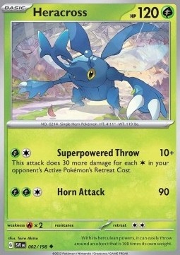 Pokemon Scarlet & Violet 002/198 Heracross