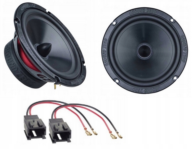 Reproduktory 165 mm Citroen C2 C3 C4 Peugeot 206 306 307 Ground Zero Gzrk 165SQX