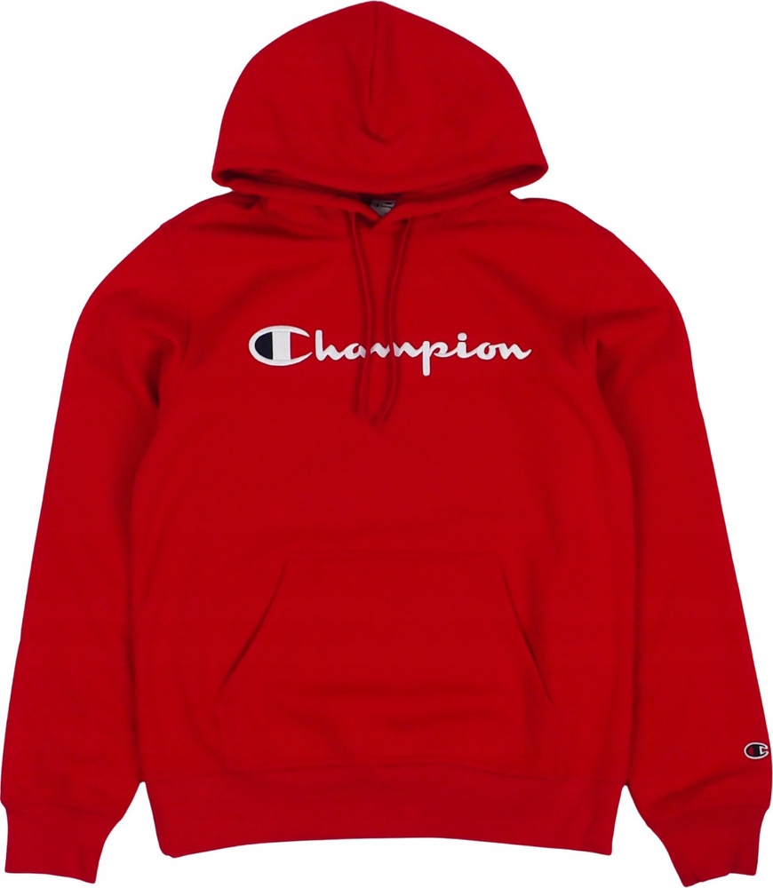 Pánská Mikina Champion Hooded Červená 220253 RS054 velikost M