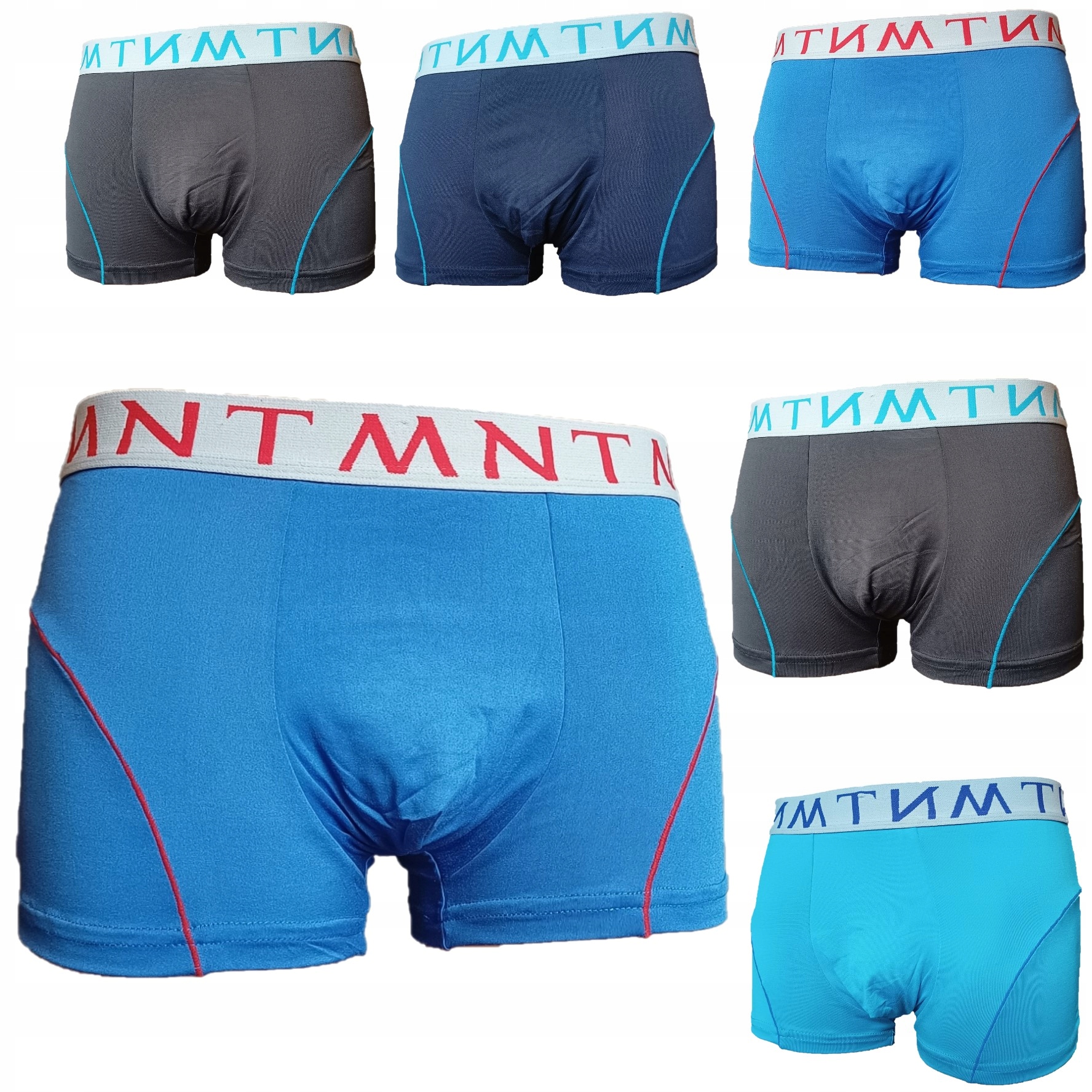 

5 szt Bokserki Męskie Bambusowe Majtki L/XL