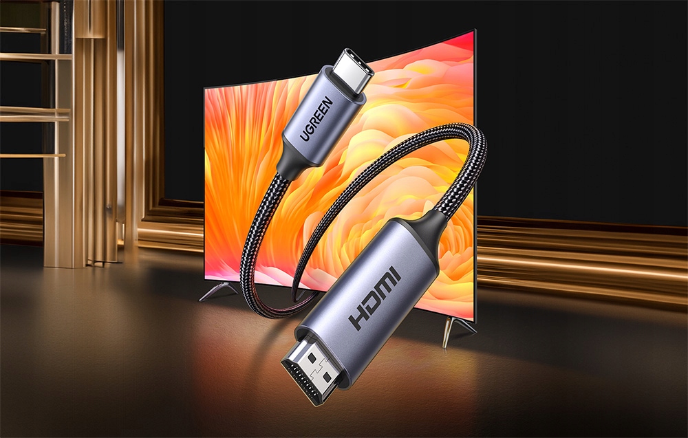 UGREEN KABEL PRZEWÓD USB C - HDMI 2.1 8K 60Hz 1.5m Długość kabla 1.5 m