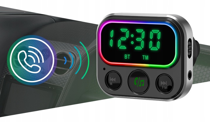 Zestaw głośnomówiący Transmiter Navitel BHF06 PRO Funkcje ładowarka USB