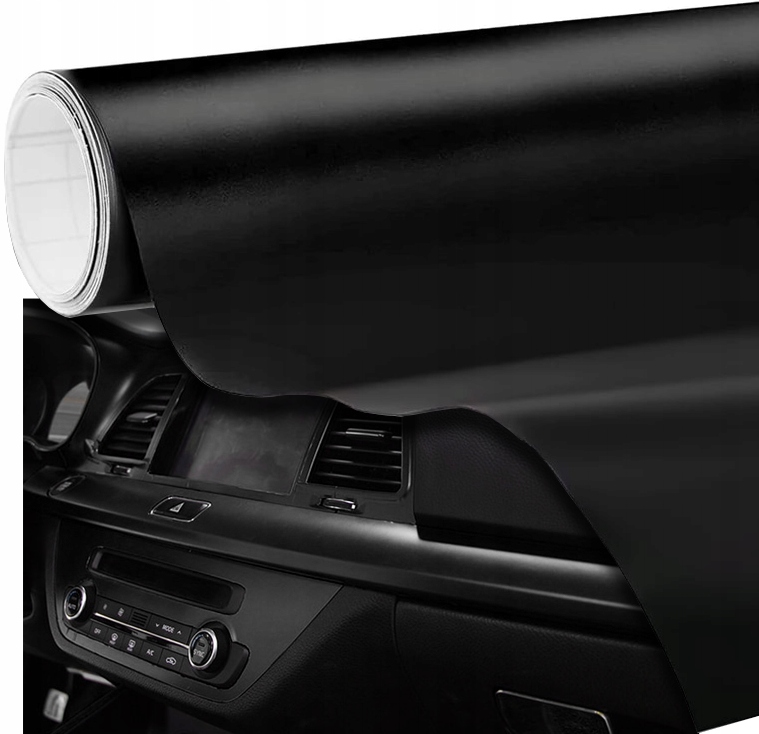 FOLIA OKLEINA CZARNA MAT MATOWA 50x152cm RAKLA Producent New Vision