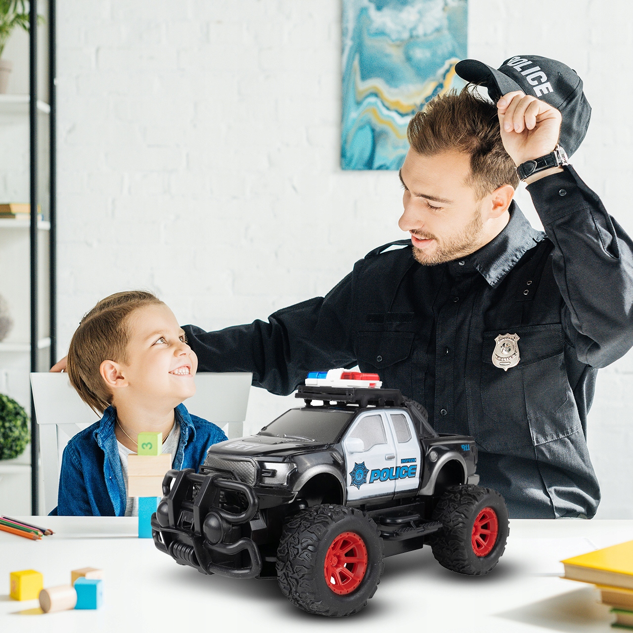 AUTO AUTOPOLICIE OFF-ROAD RC DÁLKOVĚ OVLÁDANÉ Značka MalPlay