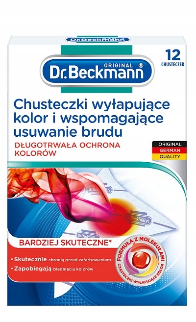 

Chusteczki wyłapujące kolor Dr Beckmann 12 szt.
