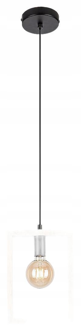 Škandinávska závesná lampa s dreveným rámom, čierna, hnedá nad barom Rabalux