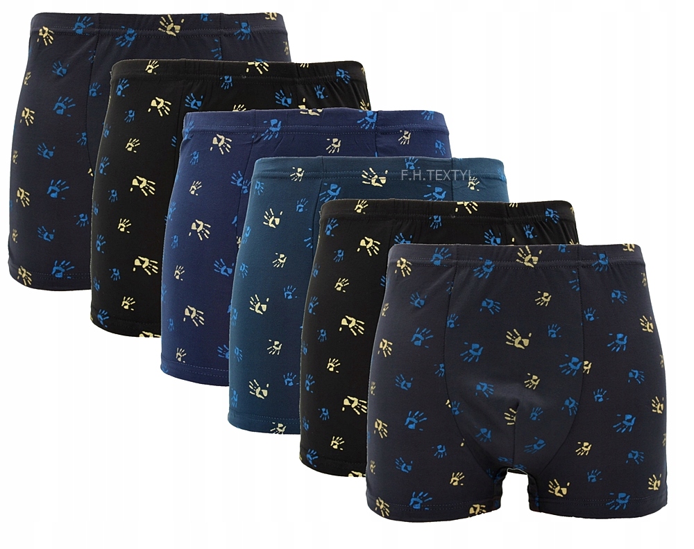 

6x Bokserki Męskie Bambusowe Antybakteryjne XL