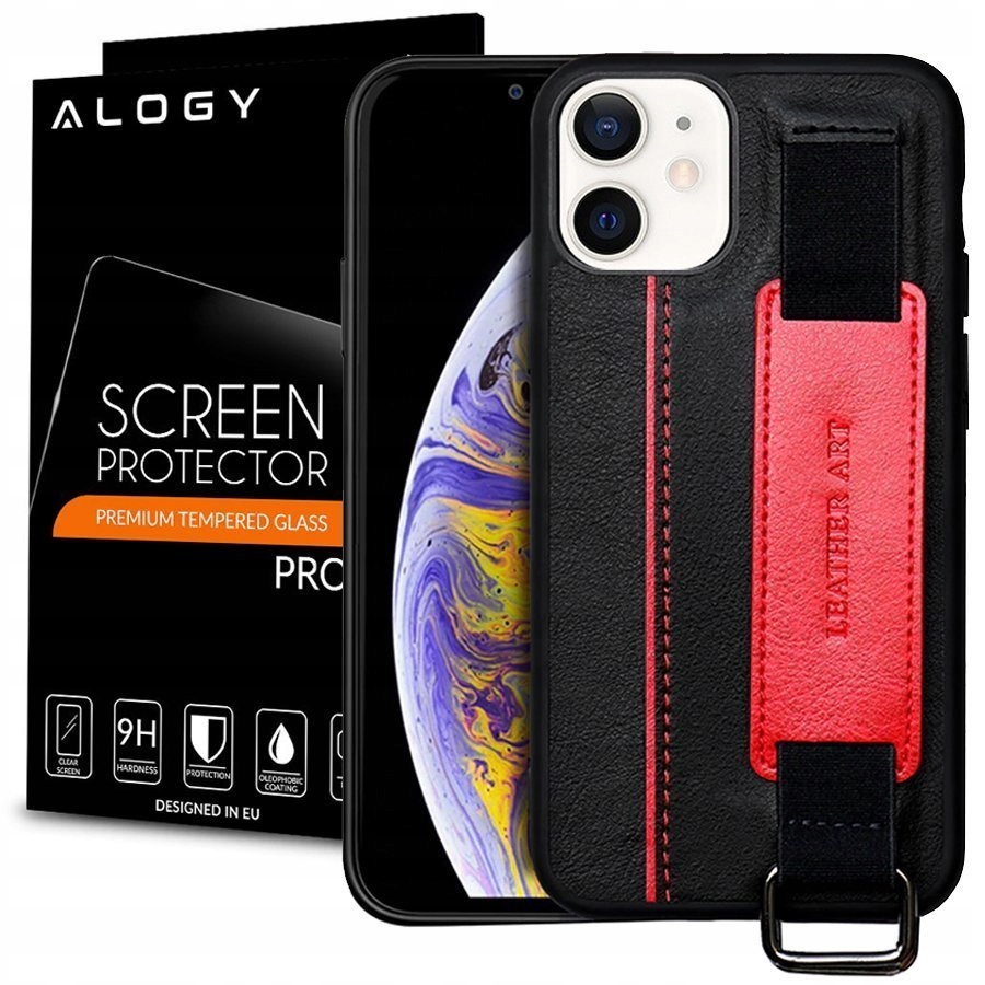 

Etui Obudowa Skóra Alogy Do Iphone 12 Mini + Szkło