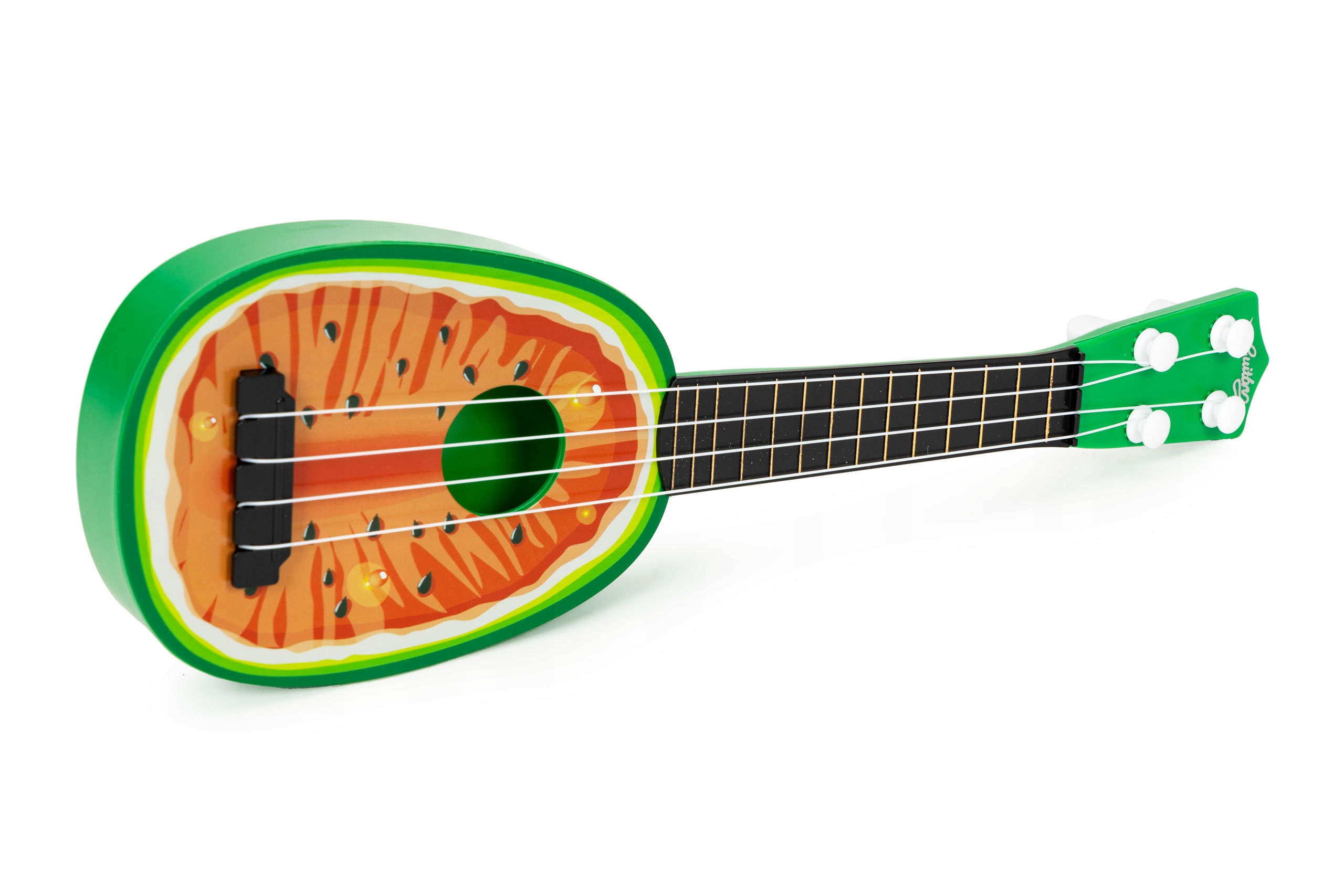 UKULELE GITARA DLA DZIECI CZTERY STRUNY WZÓR ARBUZ Marka Ecotoys