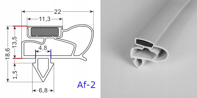 USZCZELKA DO LODÓWKI I ZAMRAŻARKI 2,5 M Producent inny