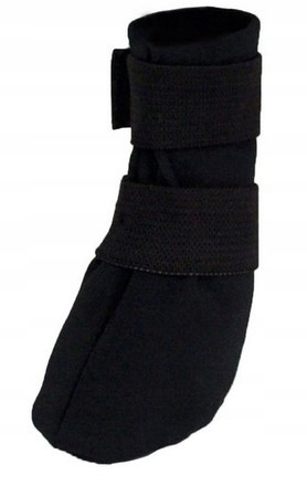 Levně Ochranná Bota Pro Psa Na Nemocnou Tlapku, Pooperační Softshell, Velikost 6 12 CM, Černá