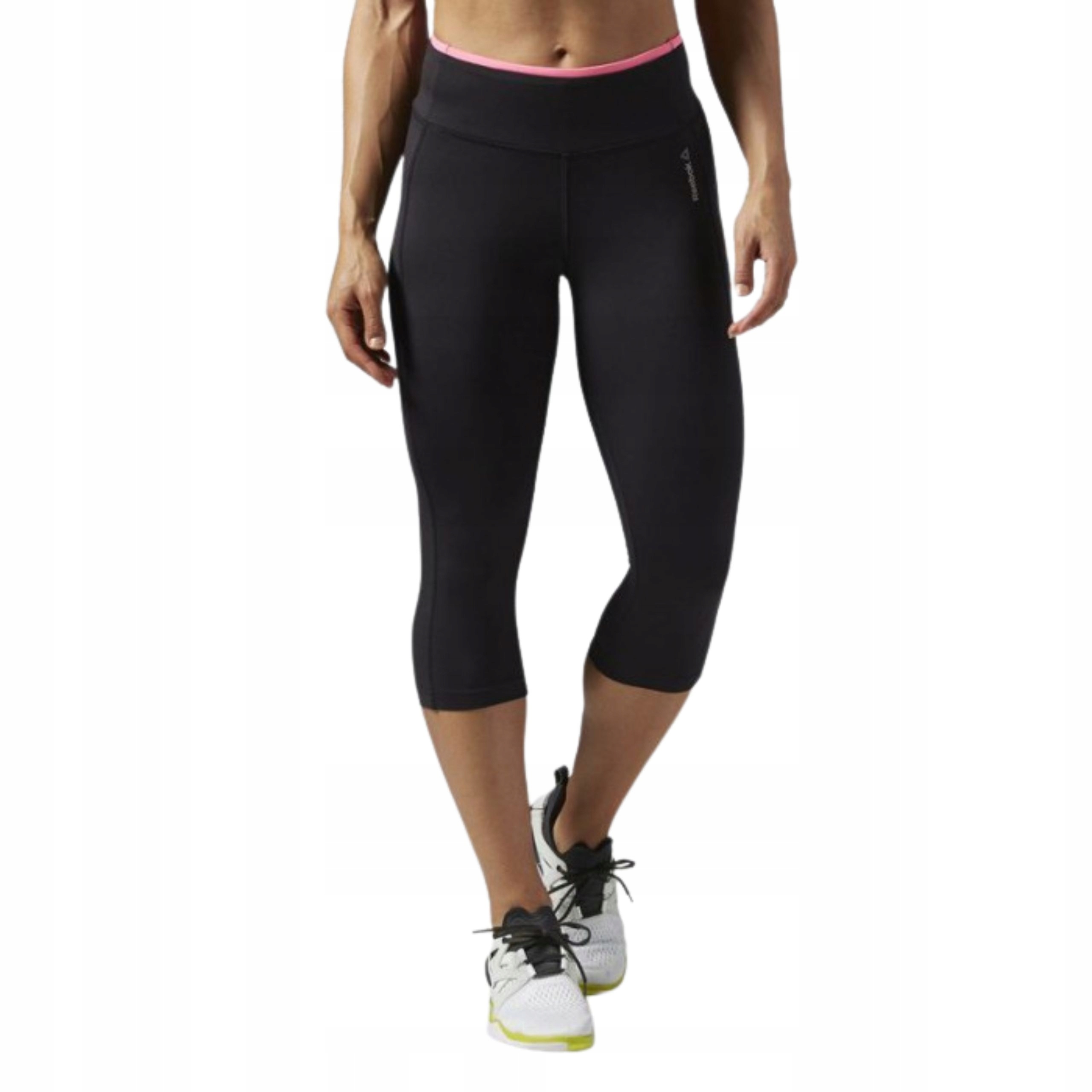 Damskie legginsy 3/4 Reebok Work Out Ready Capri Xxs