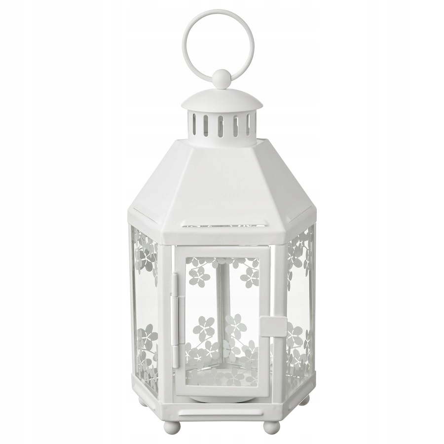 

Ikea Kringsynt Latarenka na tealighta, biały 21 cm