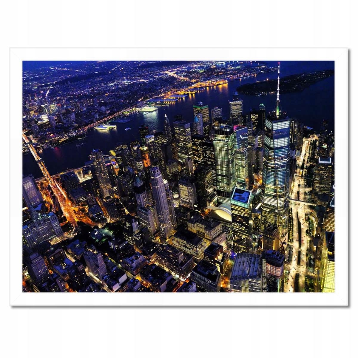 Plakáty v rámu 40x30 New York Pohled shora