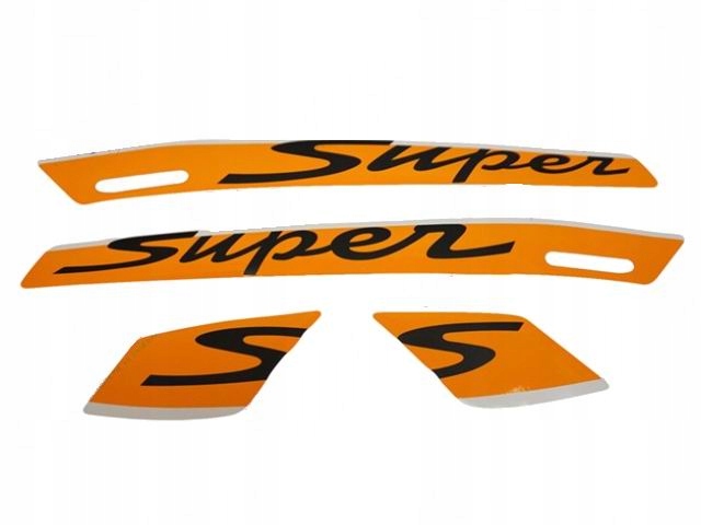 NAKLEJKI EMBLEMATY ZESTAW PIAGGIO VESPA GTS SUPER