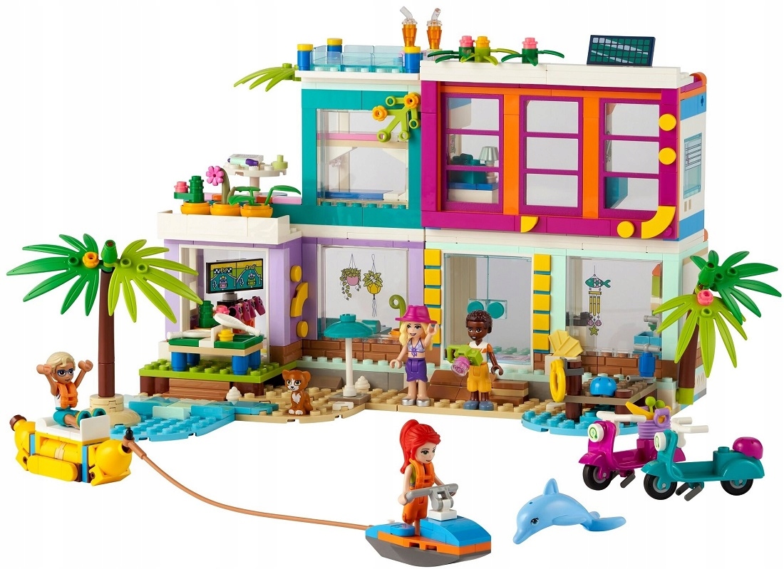 Lego Friends Stavebnice Prázdninový Domek Na Pláži 41709