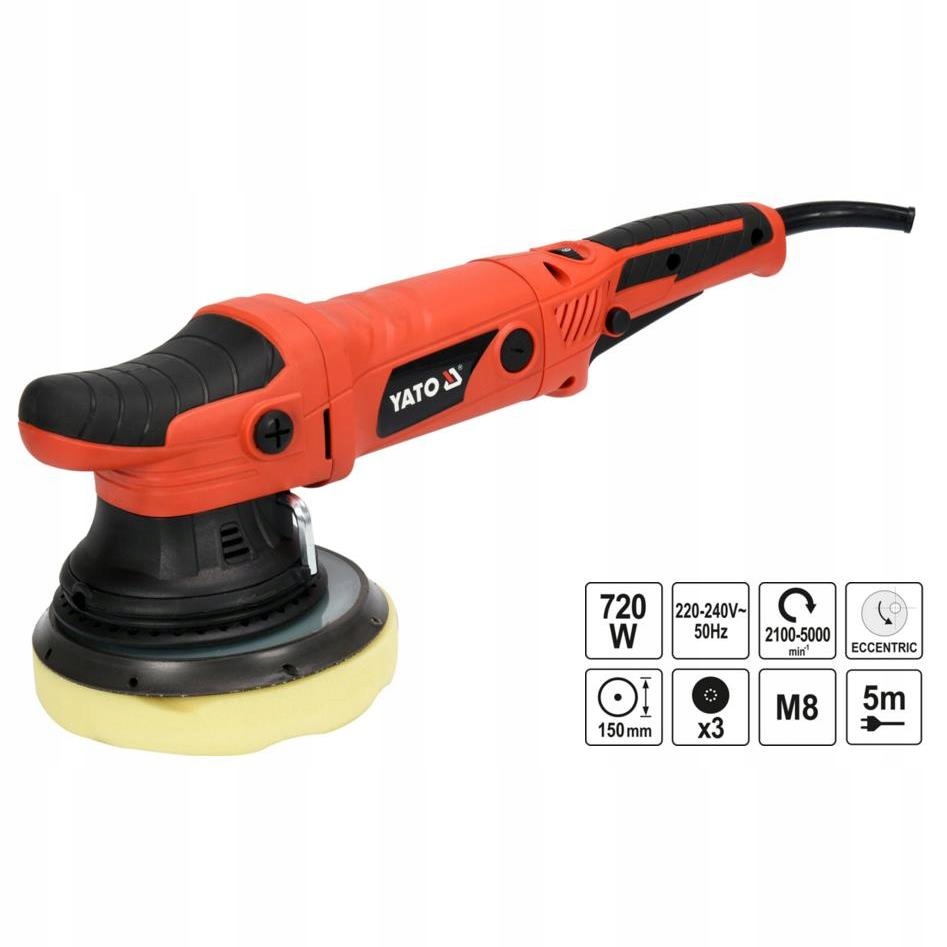 YATO POLERKA MIMOŚRODOWA 720W 150mm