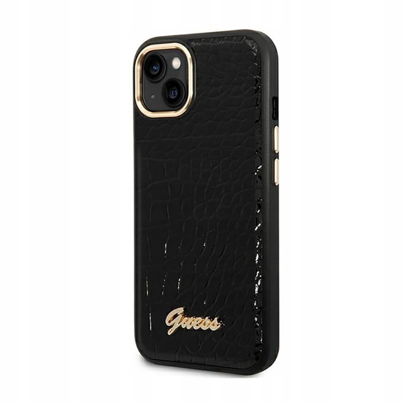 Guess Croco Collection Etui iPhone 14 Plus (czarny)