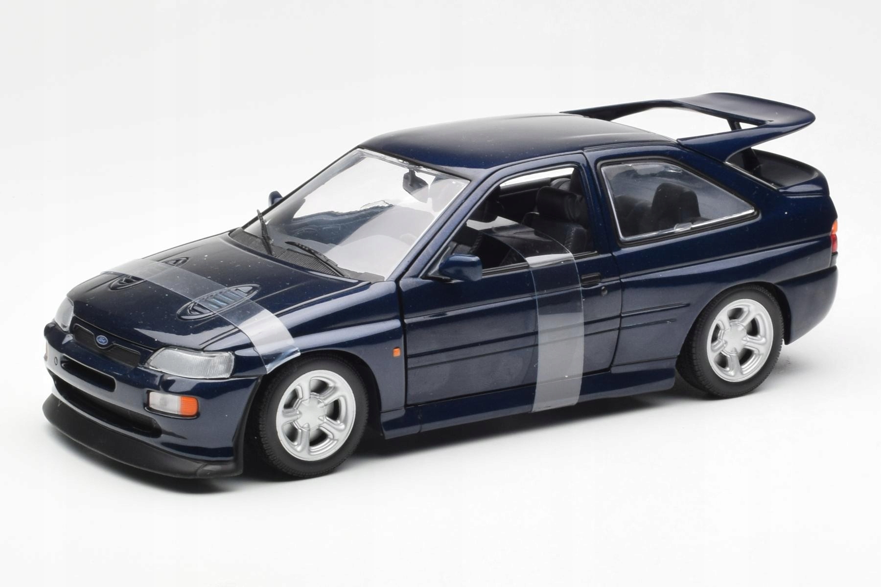Ford Escort Rs Cosworth Modrá metalíza šedá Box Ut Modely 1/18