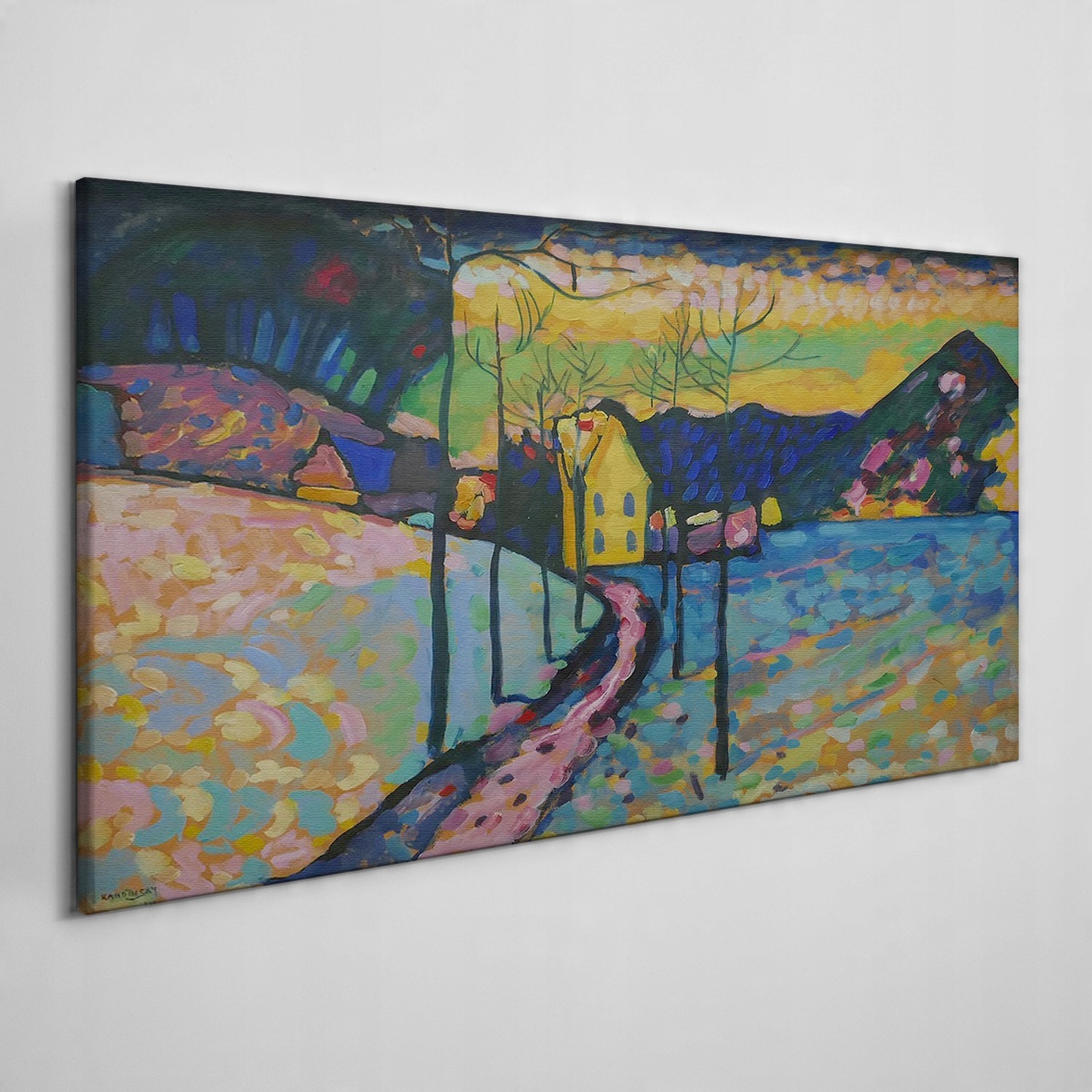 

Obraz ścienny na płótnie Zima krajobraz 100x50 cm