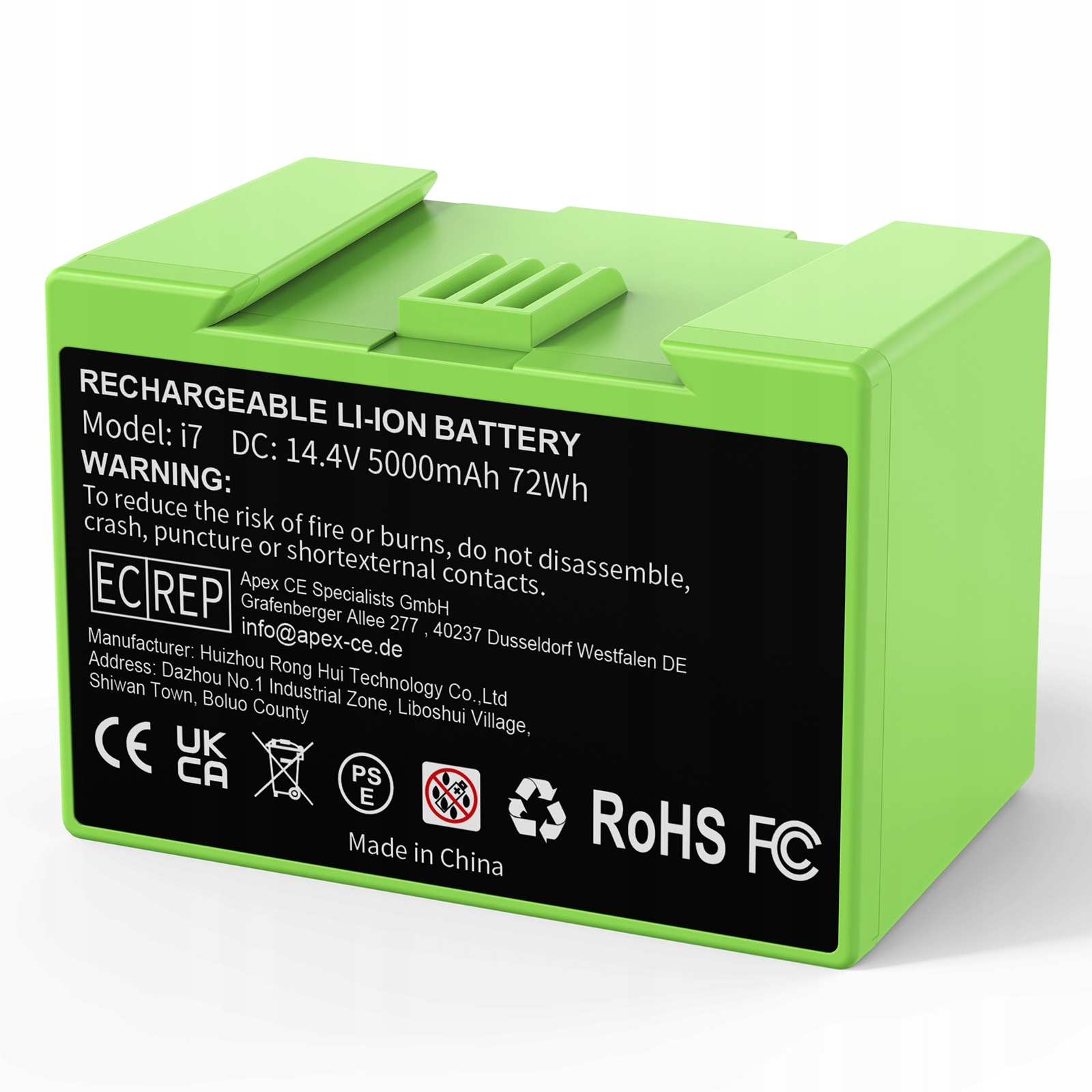 Akumulátor baterie pro Roomba i7+ i3+ i4+ e5 i7 4624864 5110 14.4V 5000 mAh