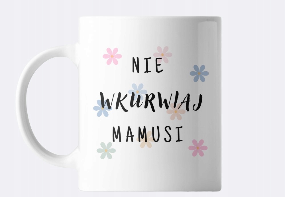 hrnek pro maminku s nápisem „netrhej maminku“ barevný dárek karton