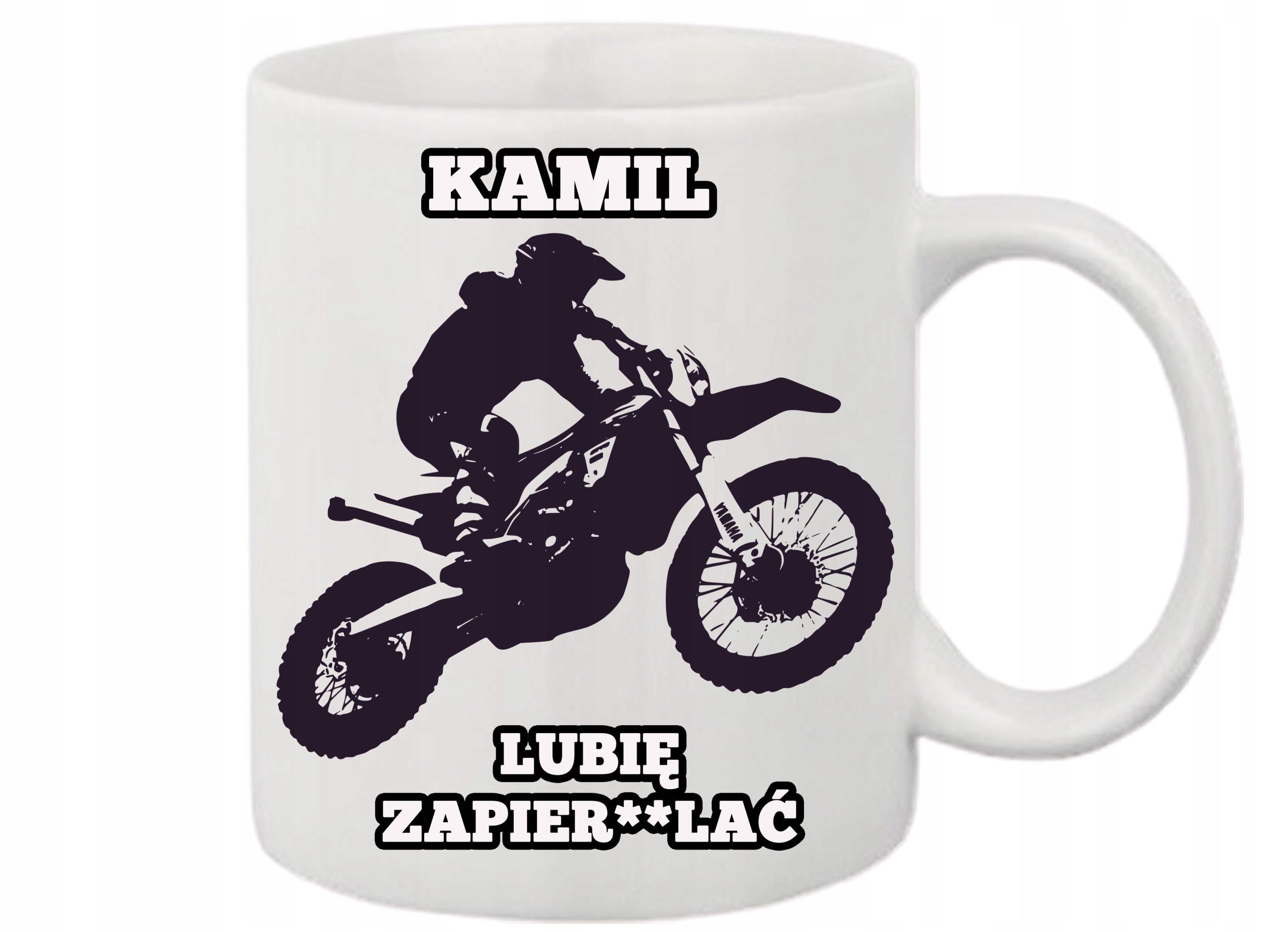 

Kubek Dla Motocyklisty Cross Lubie Zapier**** Imię