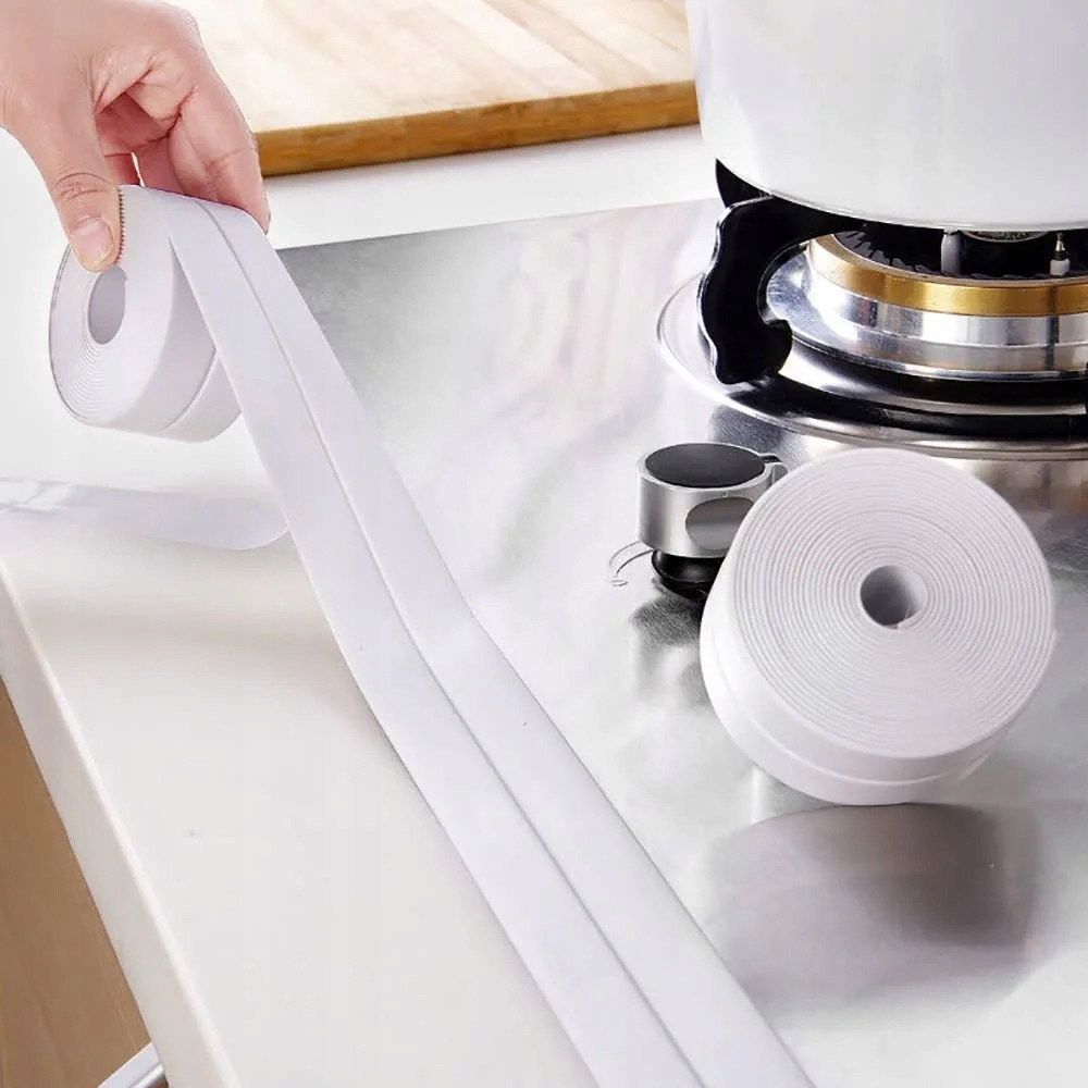 TAŚMA USZCZELNIAJĄCA DO WANNY BRODZIKA UMYWALKI ŁAZIENKI KUCHNI BLATU OKIEN Stan opakowania oryginalne