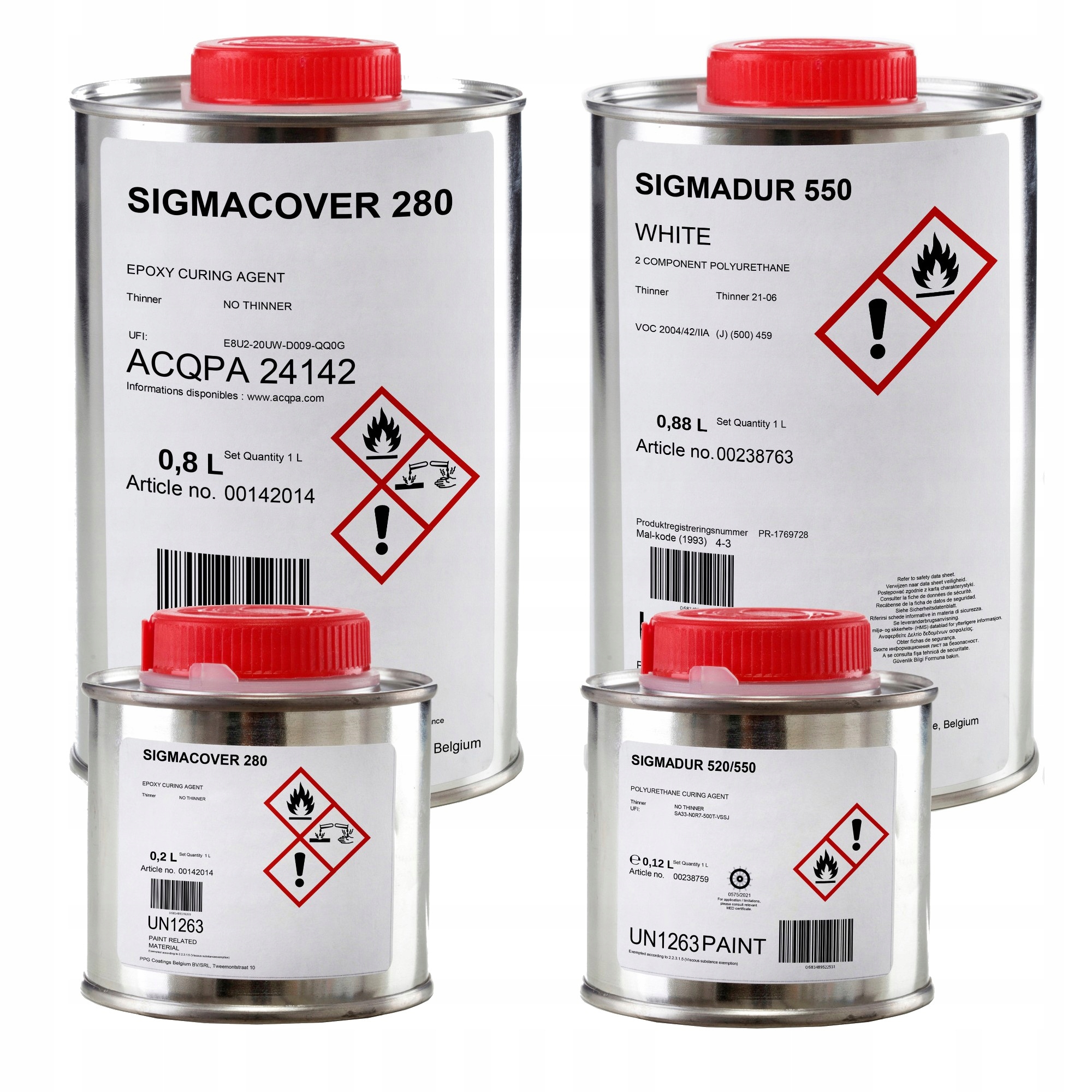 Sada základní a vrchní barvy na lodě 1 1 l