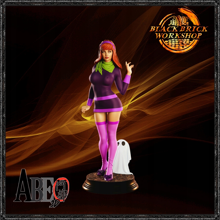 Daphne Unpainted Abe 3D Měřítko 1/9 (200mm) (sfw) 3D tisk