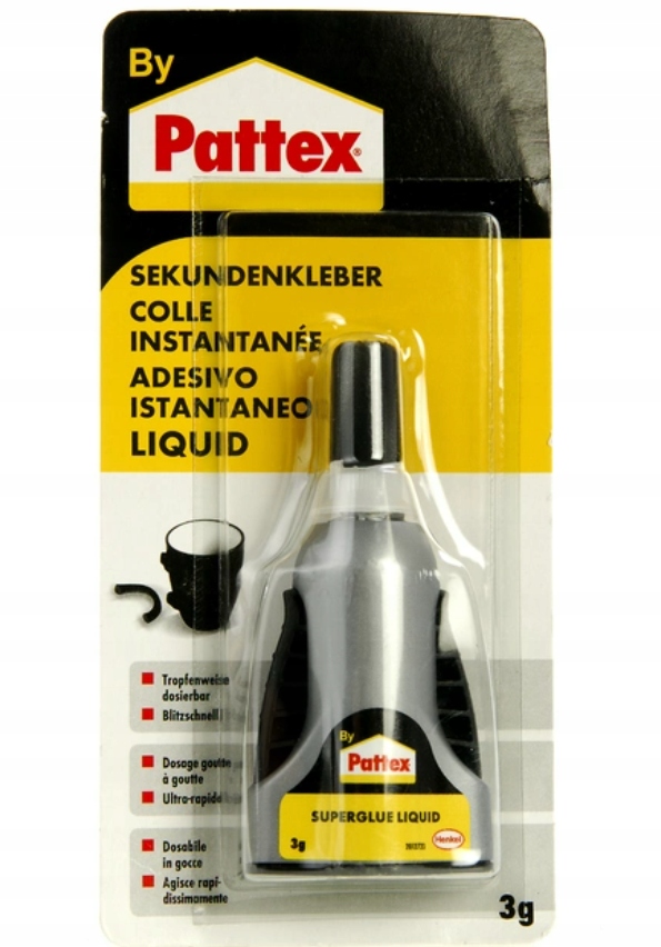 Клей PATTEX для керамики прозрачный 3 мл