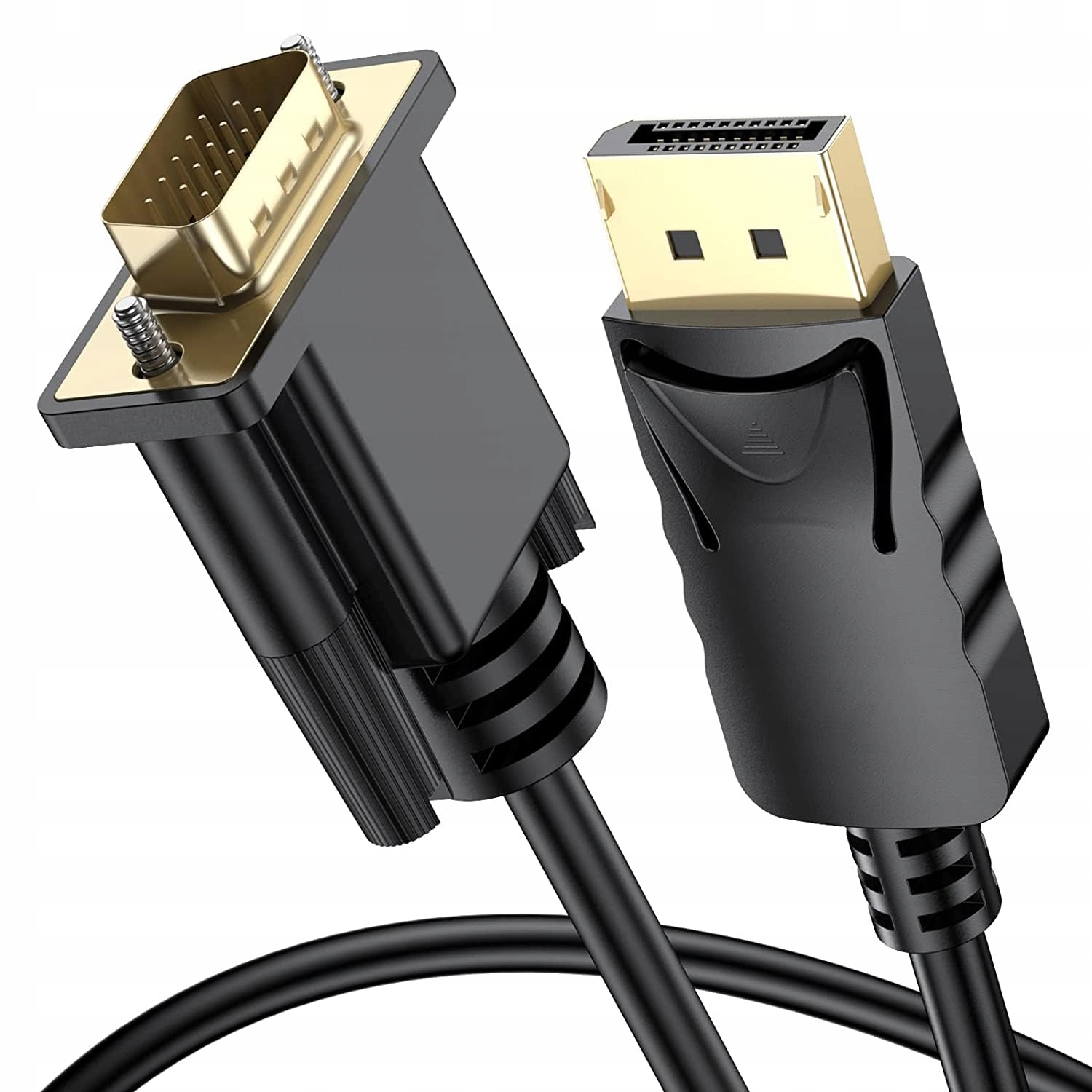 Przejściówka Kabel Adapter DisplayPort Dp do Vga 2 m 1080 full Hd 2m