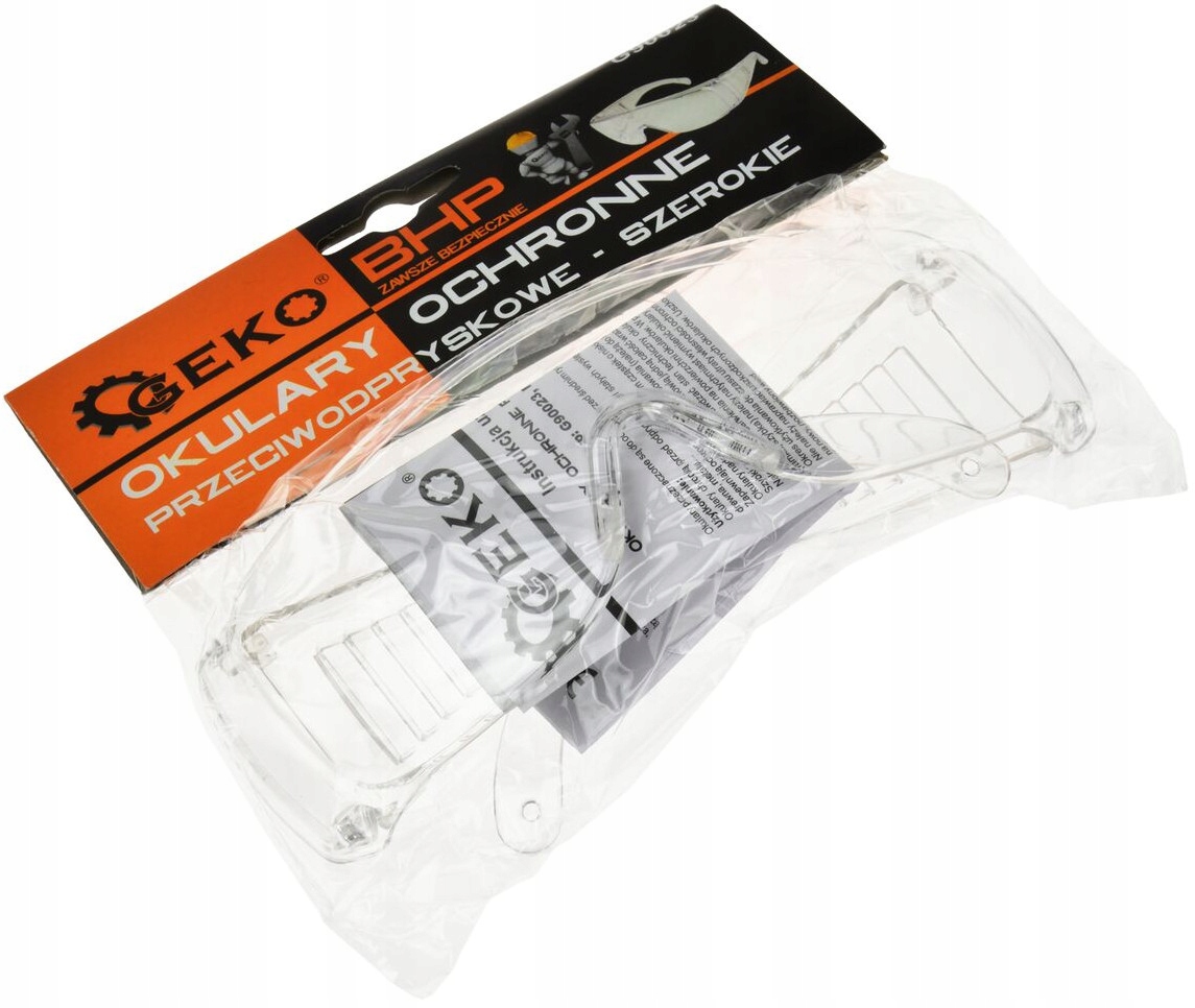 OKULARY OCHRONNE PRZECIWODPRYSKOWE GOGLE ROBOCZE Rodzaj okulary