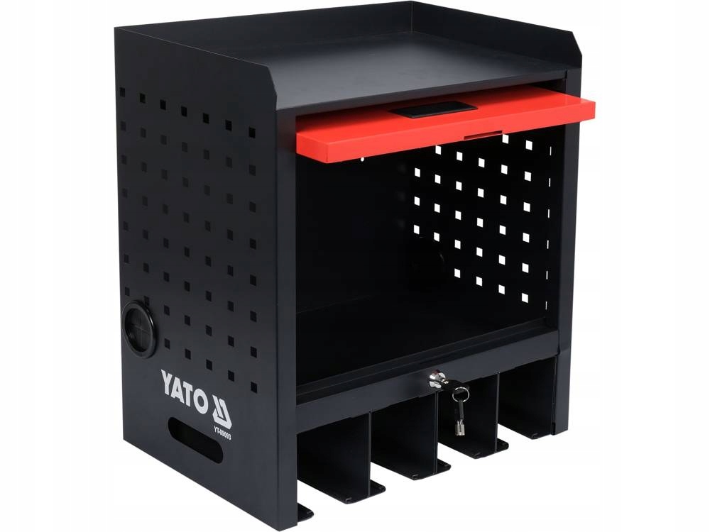 SZAFKA NA ELEKTRONARZĘDZIA METALOWA 4 GNIAZDA YATO Kod producenta YT-09093