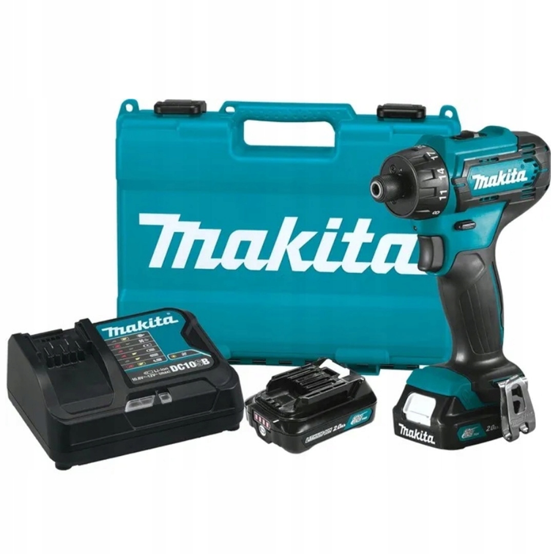 Aku Vrtačka Makita DF033DSAE Cxt 12V 2x2Ah 30 Nm 1/4" kufr