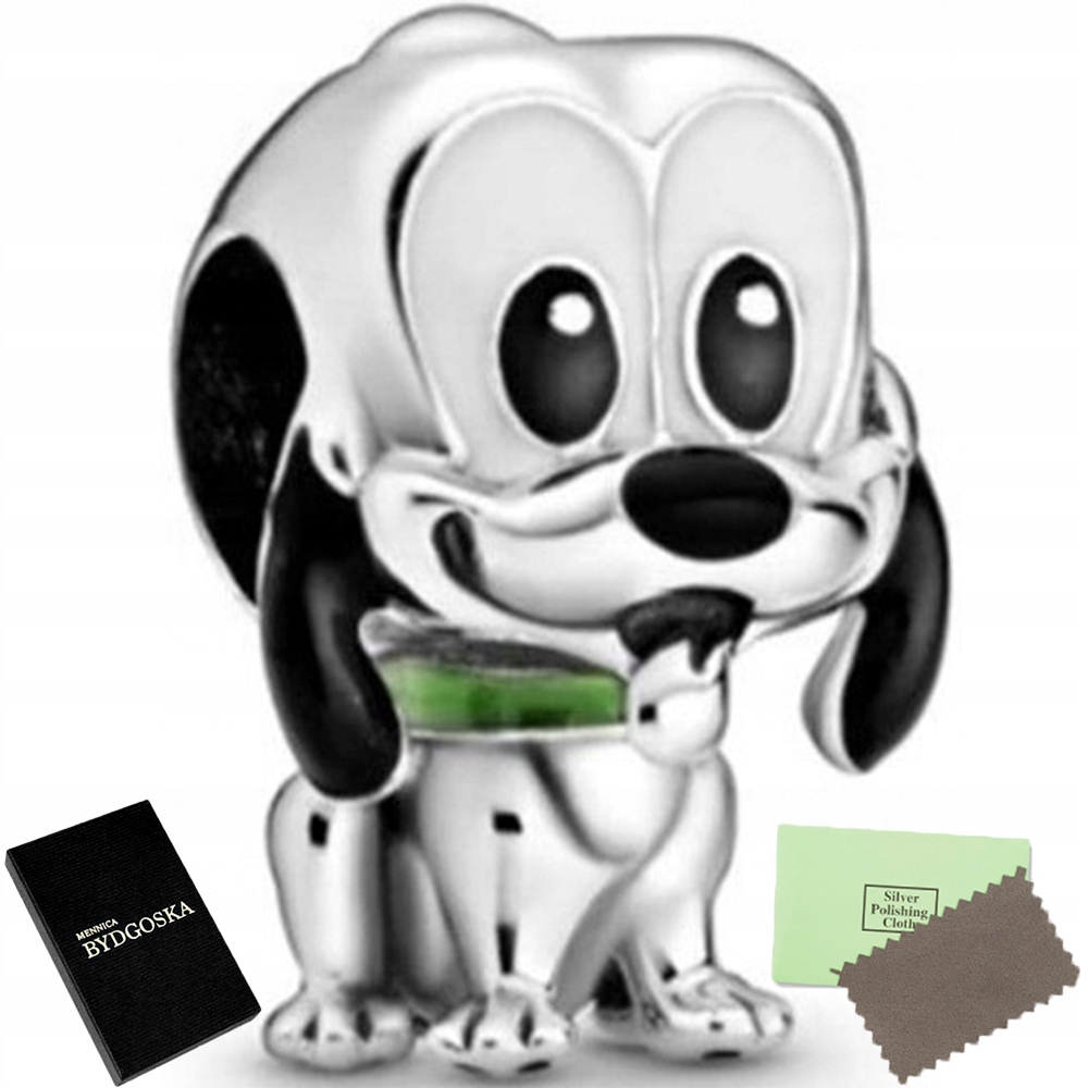 

Zawieszka Charms Srebrny Piesek Pluto Srebro 925