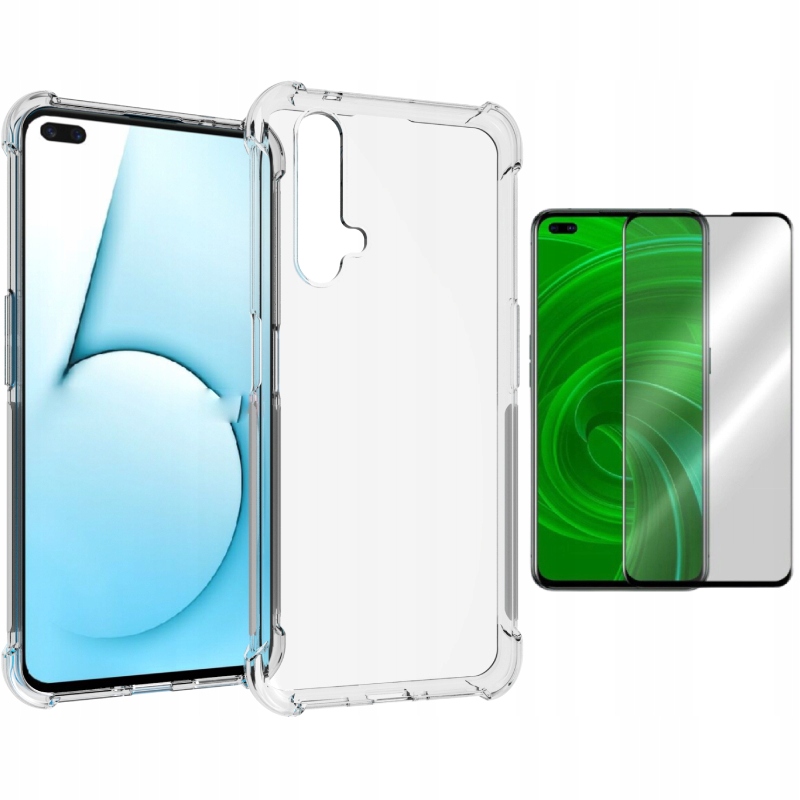 

Etui Obudowa Case Anti-shock Do Realme X50 + Szkło