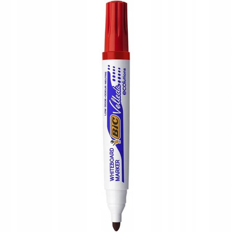 Marker do tablic BIC VELLEDA 1701 czerwony okrągły - 3 sztuki Kod producenta 904939