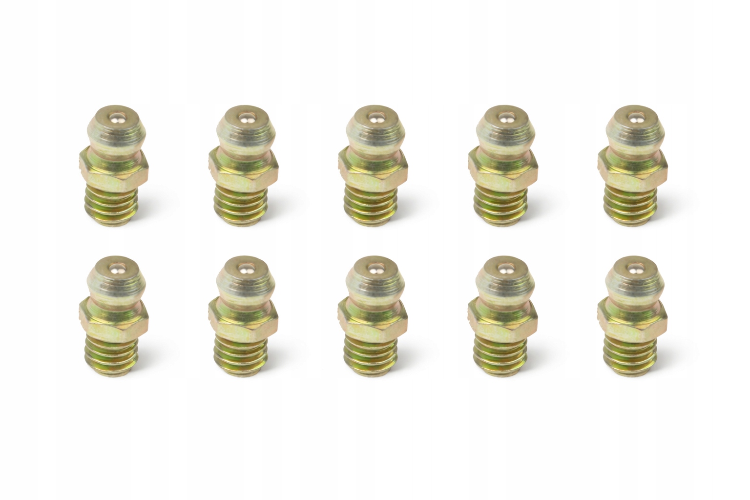 Kalamitki M6x1 proste 10 szt smarowniczki