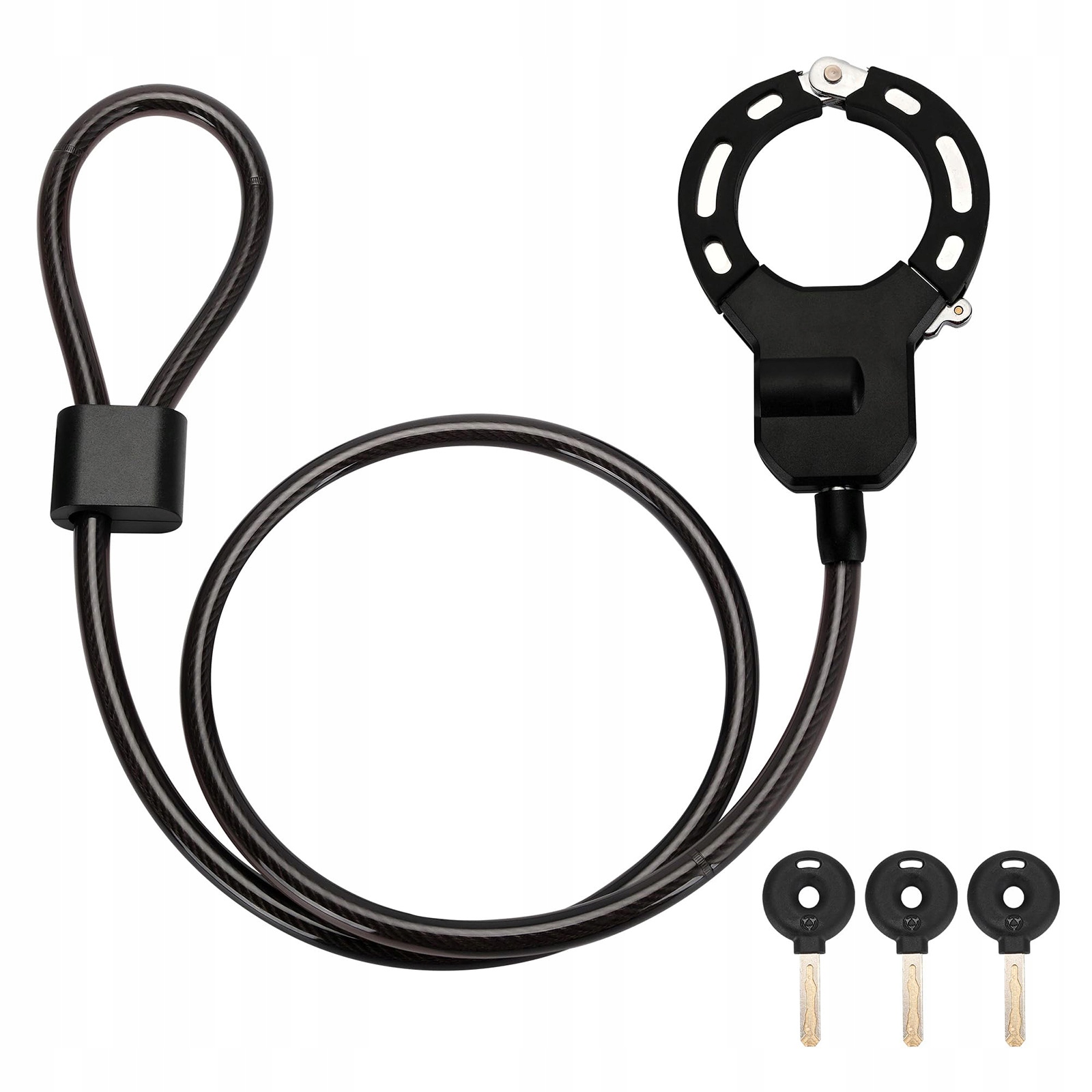 Zabezpečení Na Kolo Zámek Lancuch ZAPÍNÁNÍ125CM 13,6mm HULAJN0GI