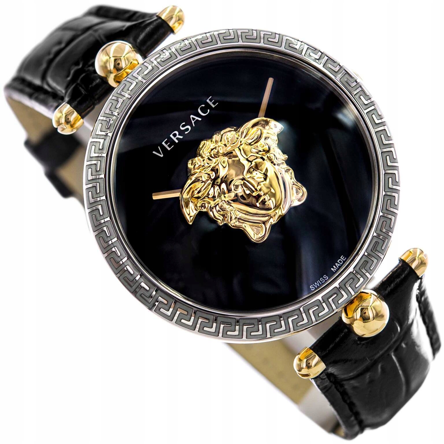 Dámské Hodinky Versace VECO02422 Palazzo Černé S Elegantním Módním Řemínkem
