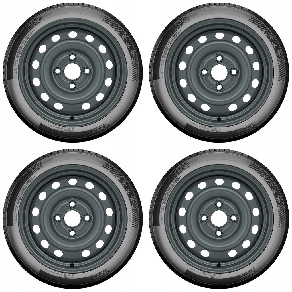4x Nowe Koła Zimowe OPEL CORSA D FIAT GRANDE PUNTO 185/65R15