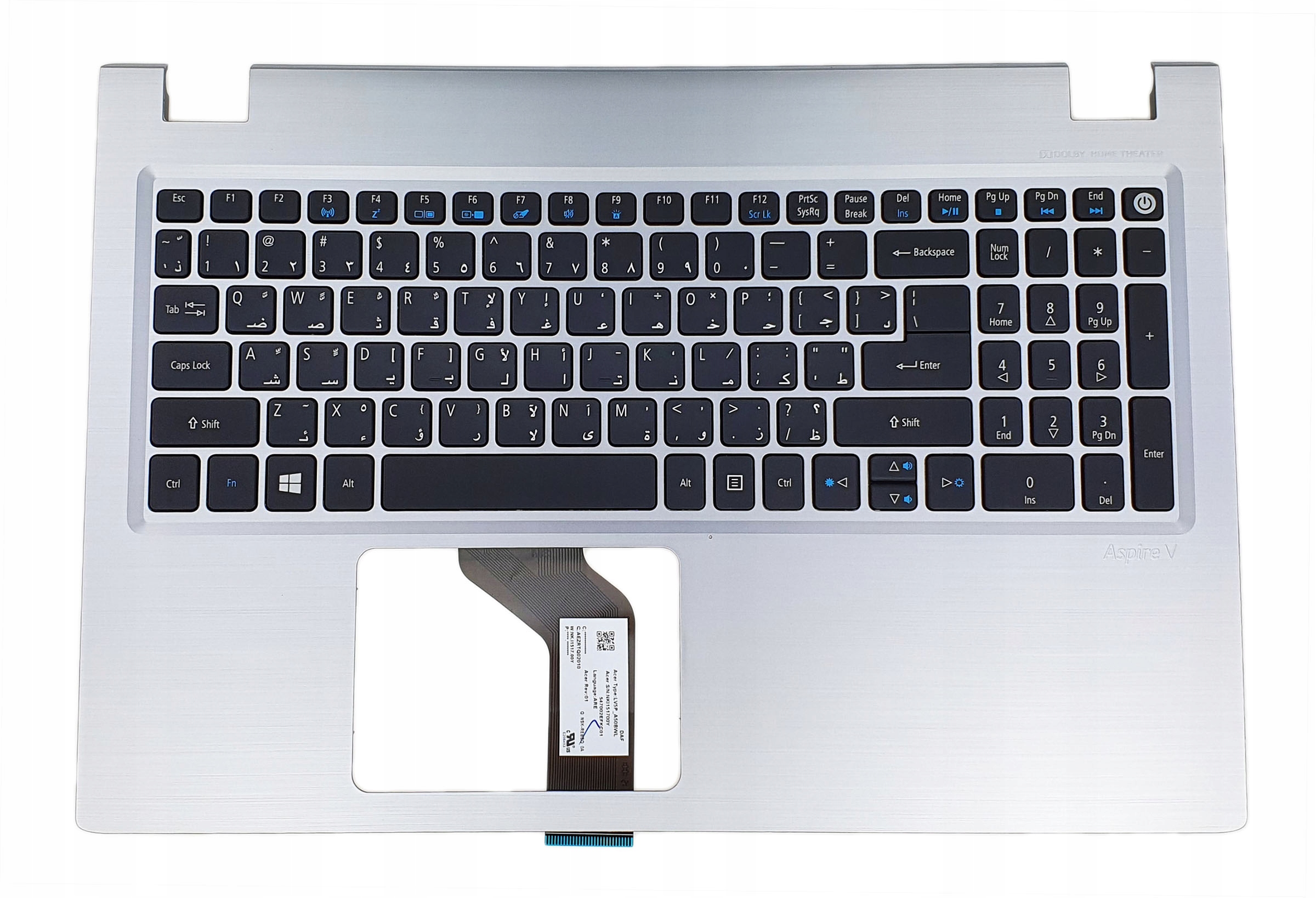 Nová Klávesnice Acer Aspire V3-574 V3-574T V3-575 V3-575G Arabská