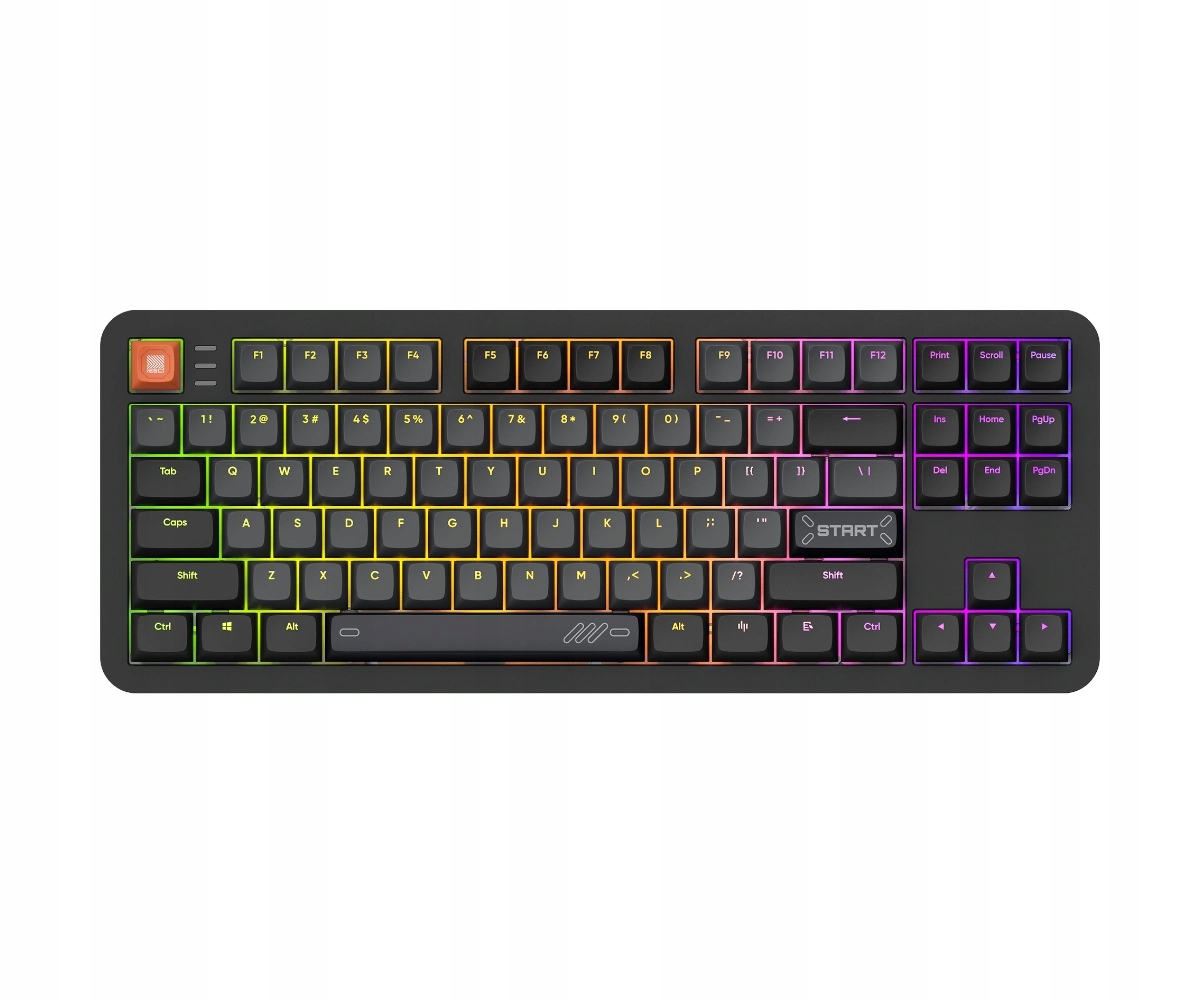 Klawiatura magnetyczna Dark Project ALU87 Gamma Tkl G3MS Magnetite Rgb
