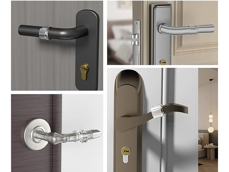 ODBOJNIK OGRANICZNIK SILIKONOWY NA KLAMKĘ DRZWI ODBÓJ OSŁONA PRZEZROCZYSTY Długość (cm) 3.1