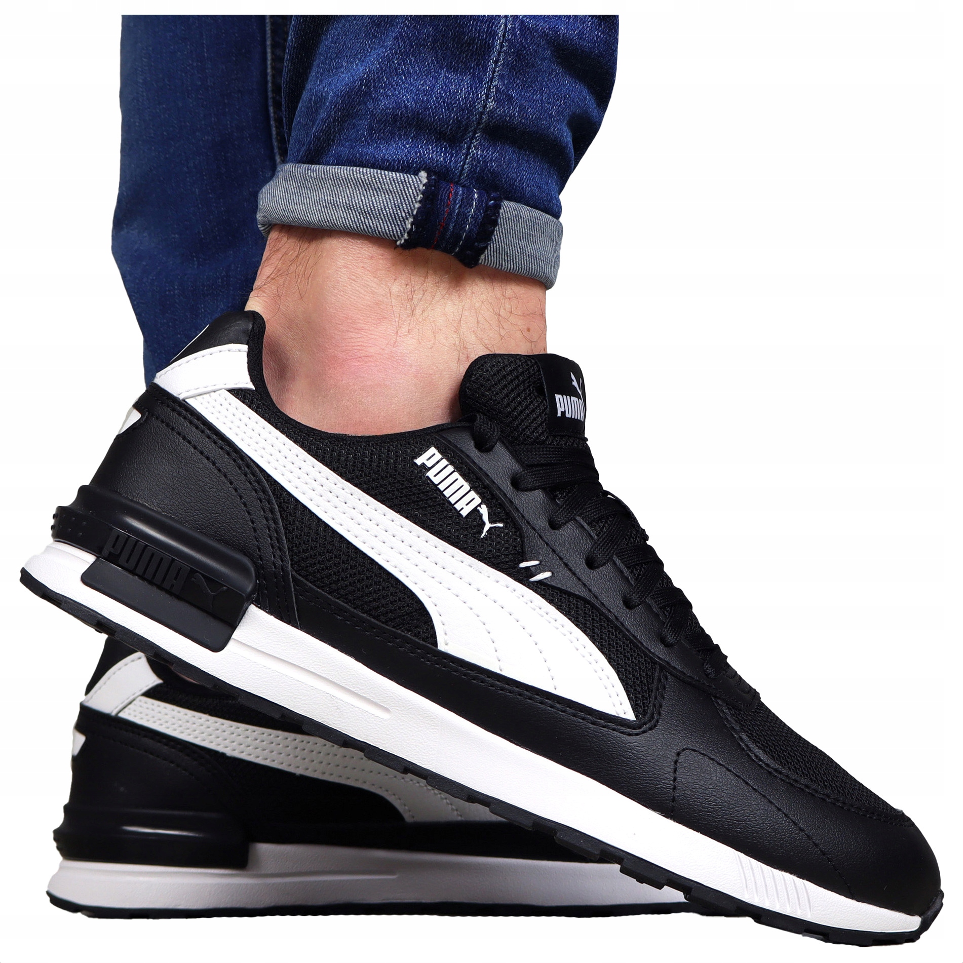 pánské boty Puma sportovní Černé Lehké Pohodlné Vzdušné pro každodenní nošení