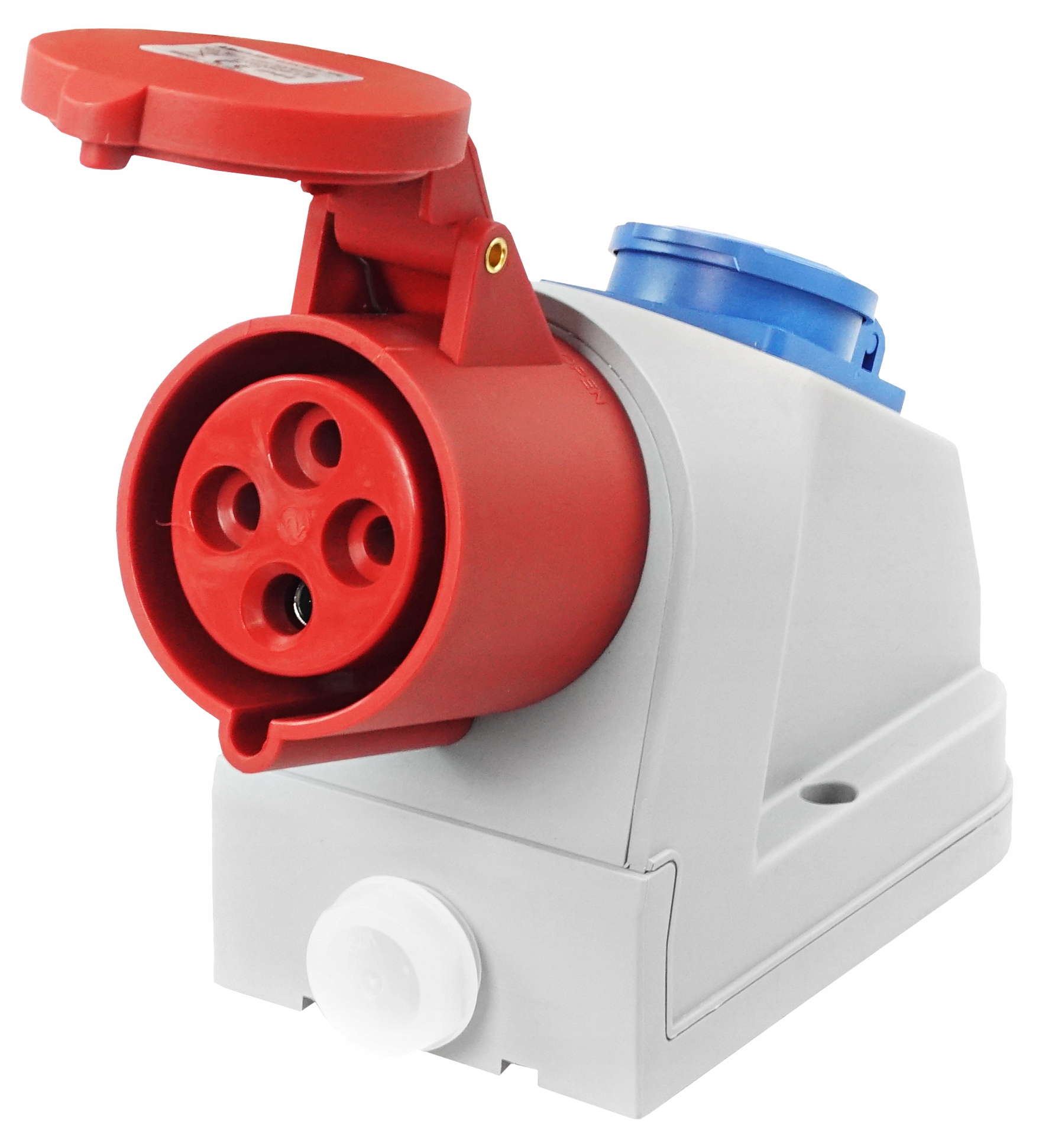 

Gniazdo Siłowe Stałe Kombi 32A 4P 230V IP44 32/4
