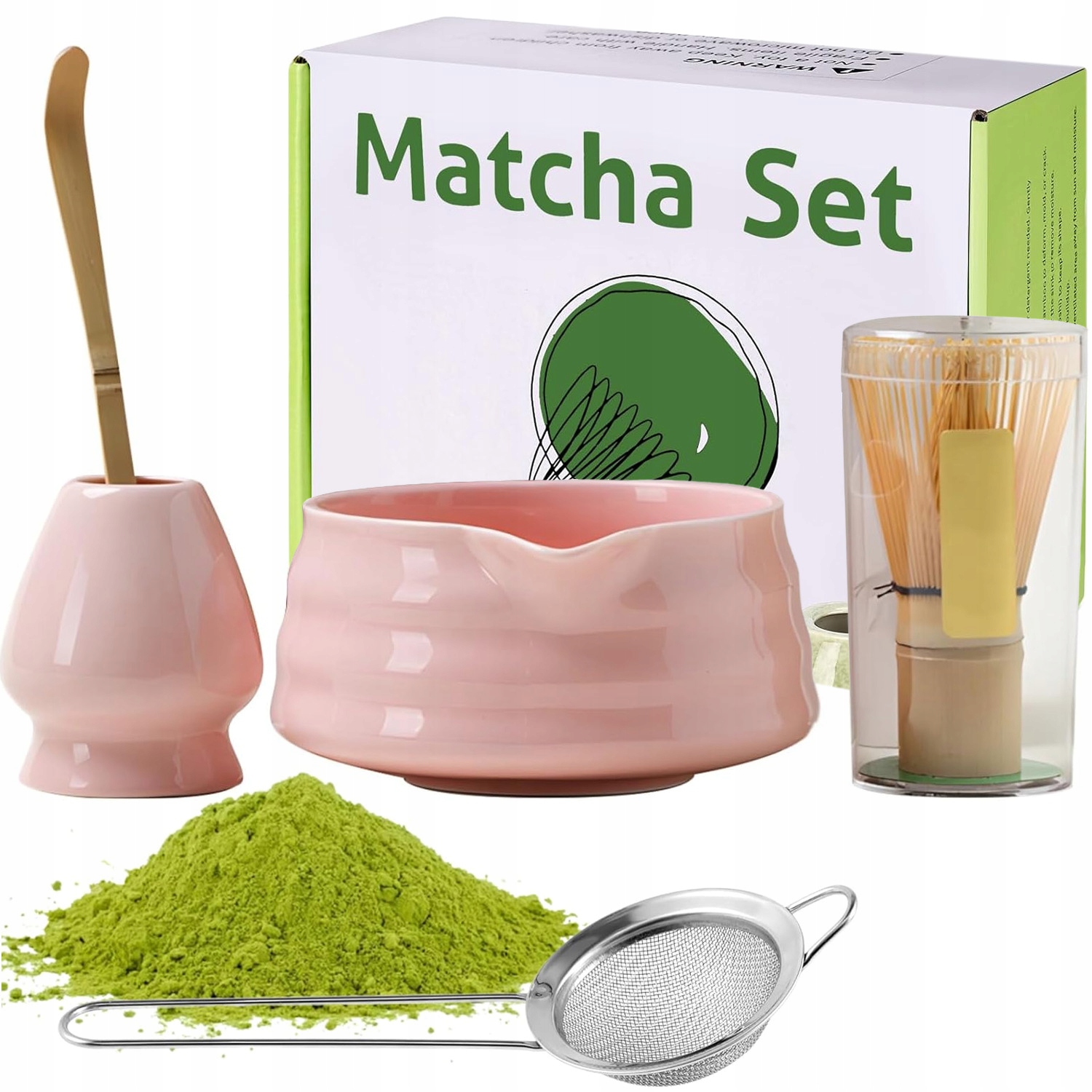 Levně Elegantní Sada Na Vaření Matcha – Sada 5 Dílů, Ideální Jako Dárek