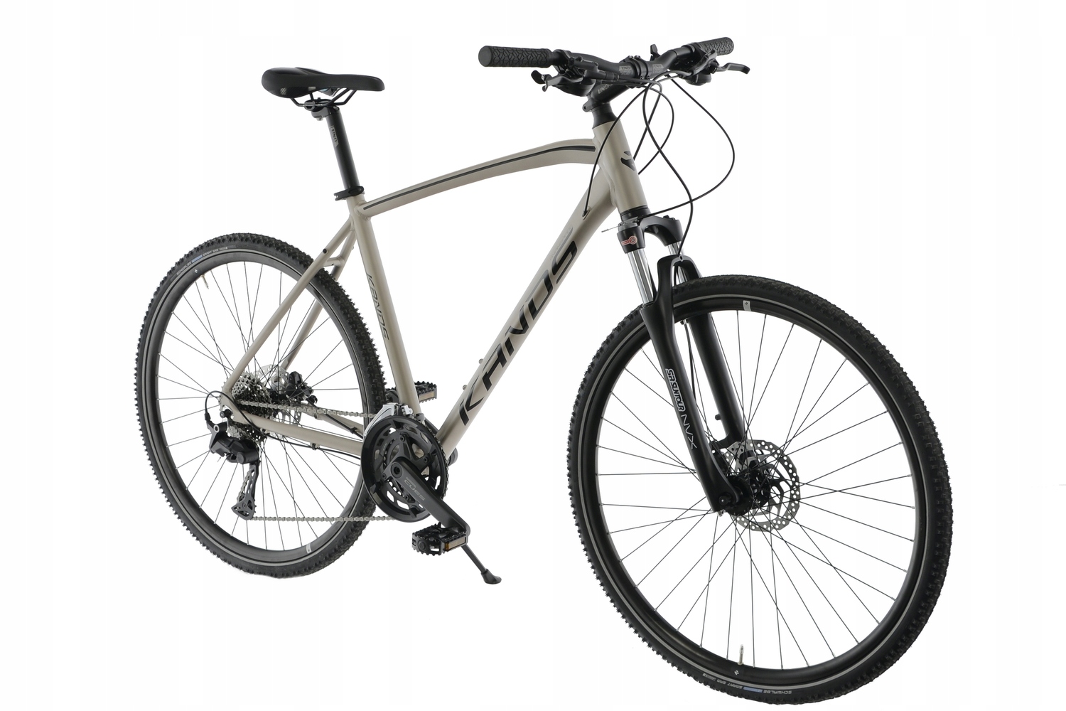 Rower Kands Crossowy 28 Avangarde r21' piaskowy CUES HYDRAULIKA r24M Nowość
